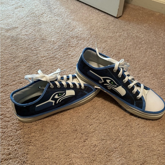 Seattle Seahawk sneakers,. Women’s size 9. - Picture 2 of 5